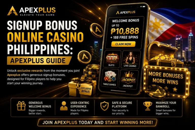 signup bonus online casino philippines